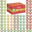 Cha4TEA 100-Count Variety Sampler Pack for Keurig K-Cup Brewers, 10 Flavors