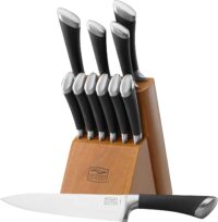Ninja Foodi NeverDull 10-Piece Essential Knife System with Sharpener,  Stainless Steel, K12010