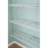 ClosetMaid 2845 ShelfTrack 16.75 in. D x 48 in. W x 80 in. H White Wire Utility Steel Closet System Kit