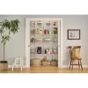 ClosetMaid 2845 ShelfTrack 16.75 in. D x 48 in. W x 80 in. H White Wire Utility Steel Closet System Kit