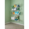 ClosetMaid 2845 ShelfTrack 16.75 in. D x 48 in. W x 80 in. H White Wire Utility Steel Closet System Kit