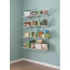 ClosetMaid 2845 ShelfTrack 16.75 in. D x 48 in. W x 80 in. H White Wire Utility Steel Closet System Kit