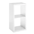 ClosetMaid 4533 30 in. H x 15.87 in. W x 13.50 in. D White Wood Large 2- Cube Organizer
