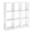 ClosetMaid 4588 43.98 in. H x 43.82 in. W x 13.50 in. D White Wood Large 9- Cube Organizer