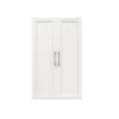 ClosetMaid 4594 21.02 in. W White Modular Storage Solid 2-Door Kit Wood Closet System