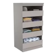 ClosetMaid 4598 21.39 in. W Smoky Taupe Modular Storage Stackable Unit with 4-Drawers