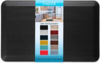 ComfiLife Anti Fatigue Floor Mat – 34 Inch Thick Perfect Kitchen Mat, Standing Desk Mat – Comfort at Home, Office, Garage – Durable – Stain Resistant – Non-Slip Bottom (20 x 32, Black)
