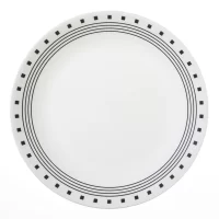 Corelle 1074212 Livingware 10-1/4-Inch Dinner Plate, City Block (Set of 6)