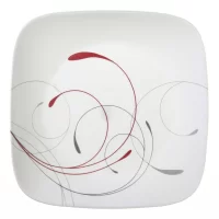 Corelle 1101054 Square 10-1/4-Inch Dinner Plate, Splendor (Set of 6)