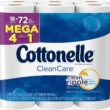 Cottonelle Clean Care Mega Roll Bath Tissue, 18 Count