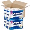 Cottonelle CleanCare Toilet Paper, 48 Double Rolls, Strong Bath Tissue