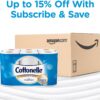 Cottonelle CleanCare Toilet Paper, 48 Double Rolls, Strong Bath Tissue