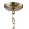 Craftmade Stanza 6-Light Brushed Polished Nickel Modern Contemporary Chandelier ( 54826-BNKSB )