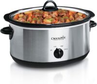 Crock-Pot 7-Quart Oval Manual Slow Cooker Stainless Steel (SCV700-S-BR)