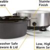 Crock-Pot 7-Quart Oval Manual Slow Cooker Stainless Steel (SCV700-S-BR)
