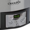 Crock-Pot SCCPVL610-S-A 6-Quart Cook & Carry Programmable Slow Cooker with Digital Timer, Stainless Steel