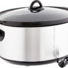  Crock-Pot SCV803-SS Large 8 Quart Slow Cooker with Mini 16 Ounce Food Warmer, Stainless Steel