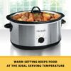  Crock-Pot SCV803-SS Large 8 Quart Slow Cooker with Mini 16 Ounce Food Warmer, Stainless Steel