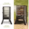 Cuisinart COS-330 Vertical Electric Smoker, Three Removable Smoking Shelves, 30