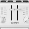 Cuisinart CPT-142P1 4-Slice Compact Plastic Toaster, White