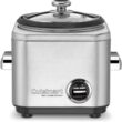 Cuisinart CRC-400 4 Cup Rice Cooker, Stainless Steel Exterior