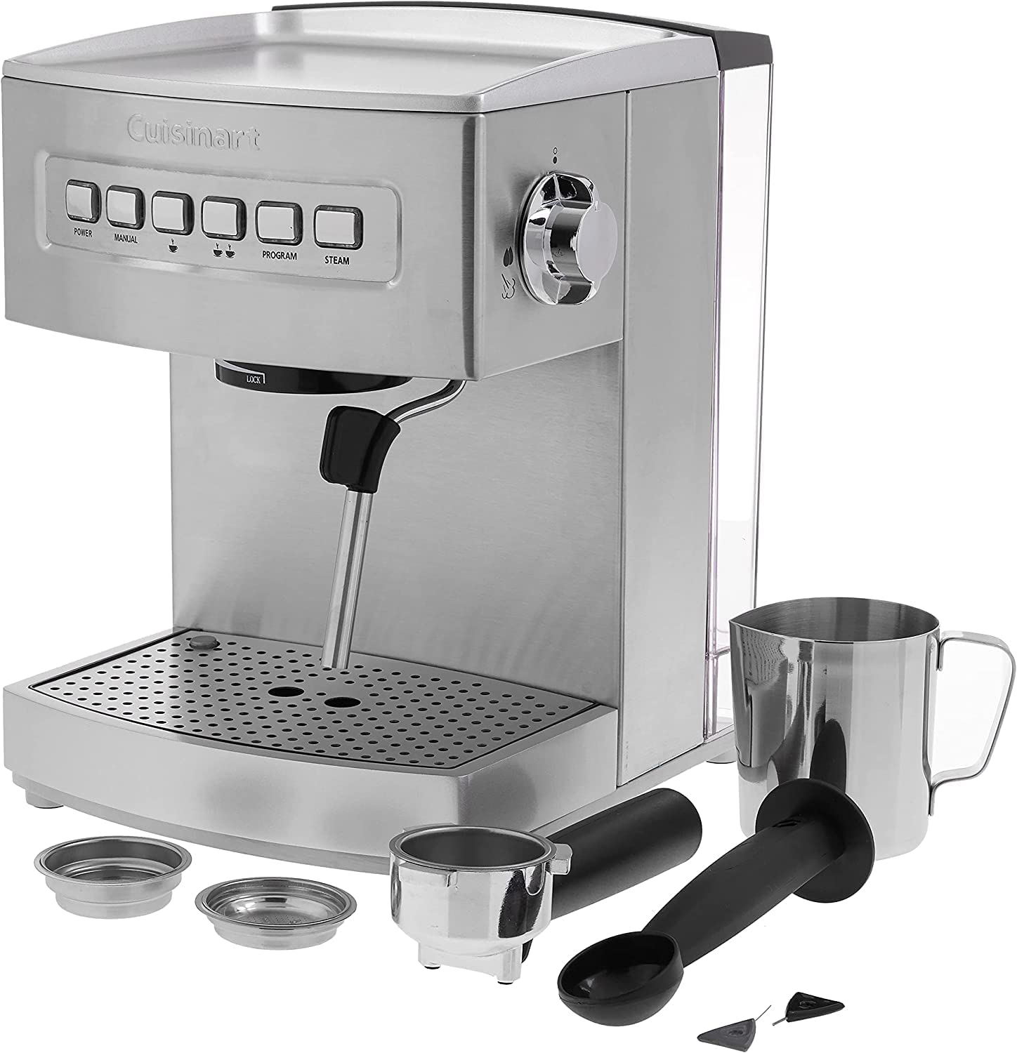 Cuisinart Coffee Maker, Single Serve 72-Ounce Reservoir Coffee Machine,  Programmable Brewing & Hot Water Dispenser, Stainless Steel,  SS-10P1,Silver: Home & Kitchen 