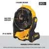 DEWALT DCE512B 1-HP 650-CFM Centrifugal Blower Fan