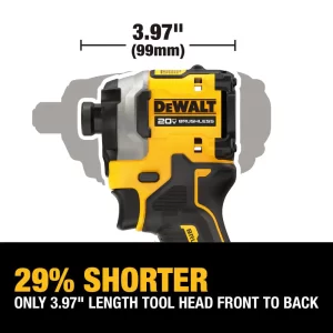 DEWALT DCF850B ATOMIC 20-Volt MAX Cordless Brushless Compact 1/4 in. Impact Driver (Tool-Only)