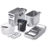 DeLonghi D44528DZ Livenza Dual Zone Digital 4.5L Stainless Steel Deep Fryer with Easy Clean Drain System