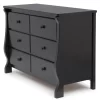 Delta Children 70816-001 Universal 6 Drawer Dresser, Greenguard Gold Certified, Black Delta Children 70816-001 Universal 6 Drawer Dresser, Greenguard Gold Certified, Black