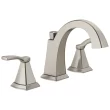 Delta  Flynn Stainless 2-handle Widespread WaterSense High-arc Bathroom Sink Faucet with Drain (35768LF-SS)