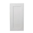 Design House 543108 Brookings 15-in W x 36-in H x 12-in D White Painted Maple Door Wall Ready To Assemble Stock Cabinet (Shaker Door Style)