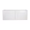 Design House 543264 Brookings 24-in W x 12-in H x 12-in D White Painted Maple Door Wall Ready To Assemble Stock Cabinet (Shaker Door Style)