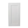 Design House 561548 Brookings 15-in W x 24-in H x 12-in D White Painted Maple Door Wall Ready To Assemble Stock Cabinet (Shaker Door Style)