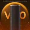 Dreo 2022 Upgraded Oscillating Space Heater, Fast Quiet Portable Heater, with Tip-over & Overheat Protection, Remote, 12H Timer, LED Display, Touch Control, Metal Electric Heater for Office Indoor Use