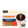 Dunkin' Espresso Style Extra Dark Roast Coffee 60 Keurig K-Cup Pods
