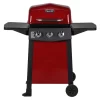 Dyna-Glo DGC310RNP-D 3-Burner Open Cart Propane Gas Grill in Red