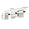 EGLO 204485A Madrona 22.75-in 3-Light Chrome LED Transitional Vanity Light