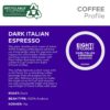 Eight O'Clock Coffee Dark Italian Roast, Keurig Single Serve K-Cup Pods, Dark Roast, 12 Count