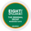 Eight O'Clock Coffee The Original Decaf, Single-Serve Keurig K-Cup Pods, Medium Roast Coffee Pods, 24 Count (Pack of 4), Total 96 Count