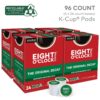 Eight O'Clock Coffee The Original Decaf, Single-Serve Keurig K-Cup Pods, Medium Roast Coffee Pods, 24 Count (Pack of 4), Total 96 Count