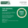 Eight O'Clock Coffee The Original Decaf, Single-Serve Keurig K-Cup Pods, Medium Roast Coffee Pods, 24 Count (Pack of 4), Total 96 Count