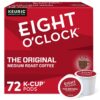 Eight O'Clock Coffee The Original, Single-Serve Keurig K-Cup Pods Medium Roast Coffee Pods 72 Count
