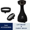 Electrolux LX15002 Portable Handheld Garment and Fabric Steamer 1500 Watts, Quick Heat Ceramic Plate Steam Nozzle, 2 in 1 Fabric Wrinkle Remover and Clothing Iron, with Fabric, Lint Brush, and Steam Nozzle