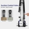 Eureka NEU526 PowerSpeed Lightweight Bagless Upright Vacuum Cleaner with Pet Turbo Brush, for Carpet and Hard Floor, Plum