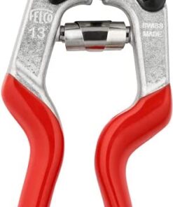 Felco Pruning Shears (F 13) - High Performance Swiss Made One-Hand or Two-Hand Garden Pruner with Steel Blade