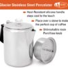 GSI Outdoors 65209 Glacier Stainless 9-Cup Percolator
