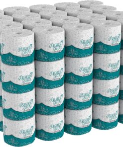 Georgia Pacific Angel Soft ps 16880 White 2-Ply Premium Embossed Bathroom Tissue, 4.05 Length 4.0 Width Case of 80 Rolls, 450 Sheets Per Roll