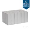 Georgia Pacific Blue Select Premium 2-Ply C-Fold Paper Towels by GP PRO, White, 23000, 120 Towels Per Pack, 12 Packs Per Case