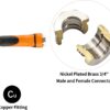 Giraffe Tools Hybrid Garden Hose 100ft x 5/8